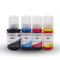 Refill Ink bottle 004 suitable for Epson L3150 ET2700 L2750 L3700 L3750 L4750 Eco tank system printers inkjet ink