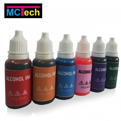 customized packing new alcohol ink set for resin and paiting